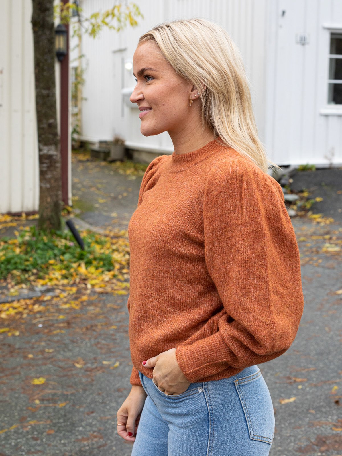 Ichi Jordan Long Sleeve Bombay Brown