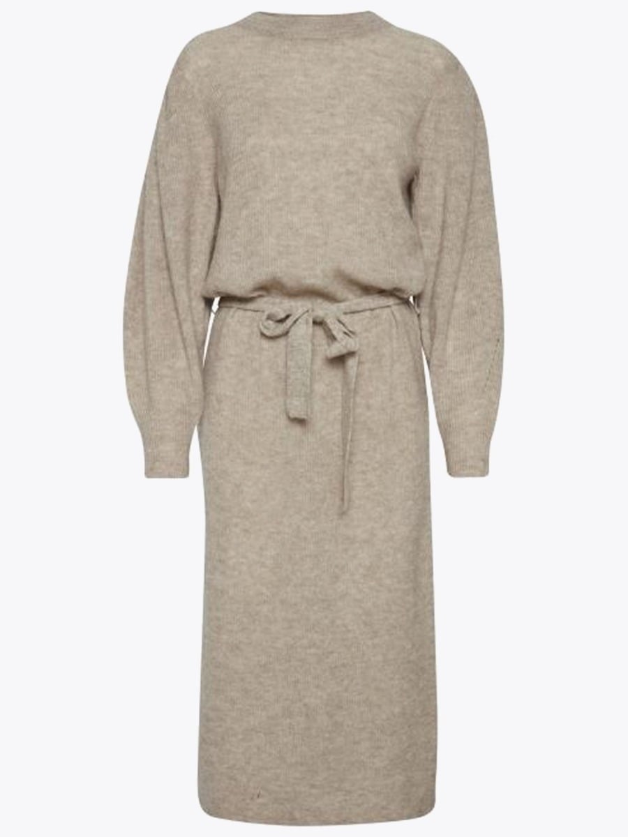 Ichi Jordan Dress Oatmeal Melange