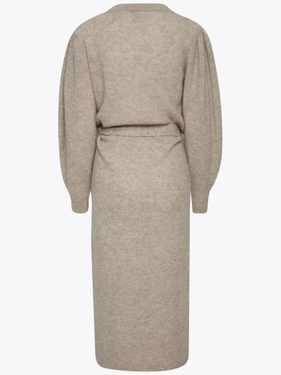 Ichi Jordan Dress Oatmeal Melange