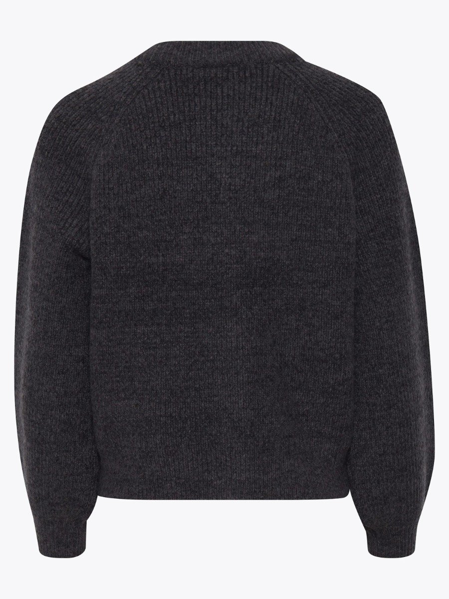 Ichi Marin Cardigan Black