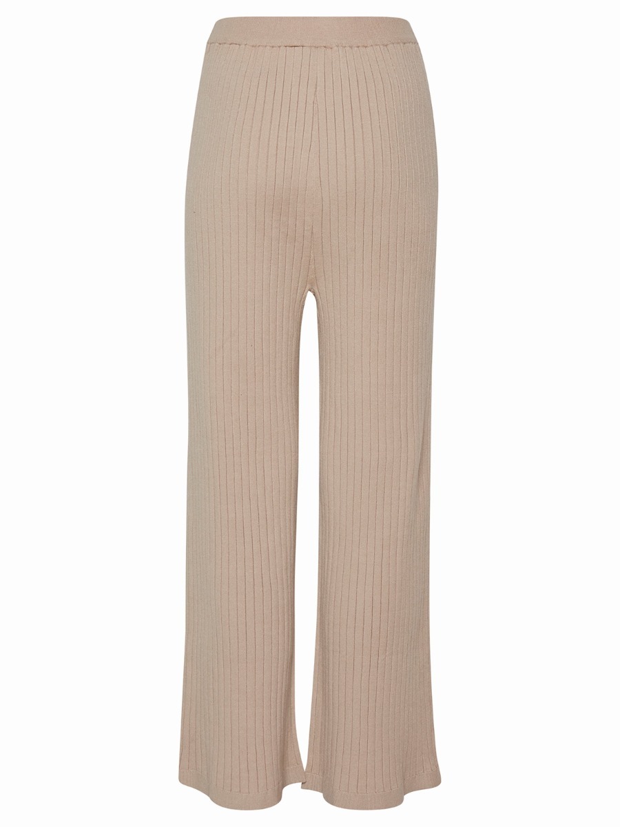 Ichi Kava Rib Pant Oxford Tan