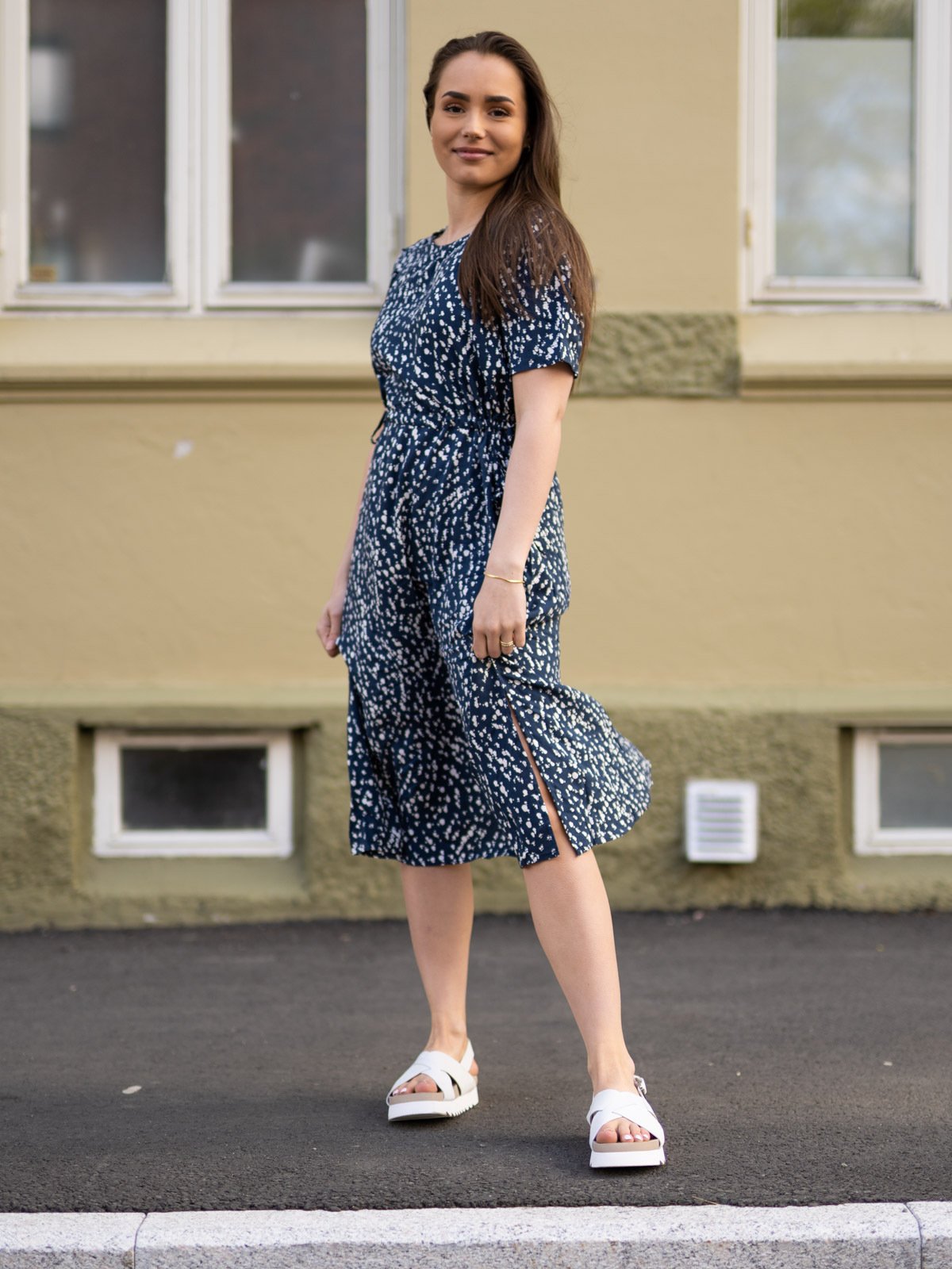 Ichi Vera Dress 15 Total Eclipse