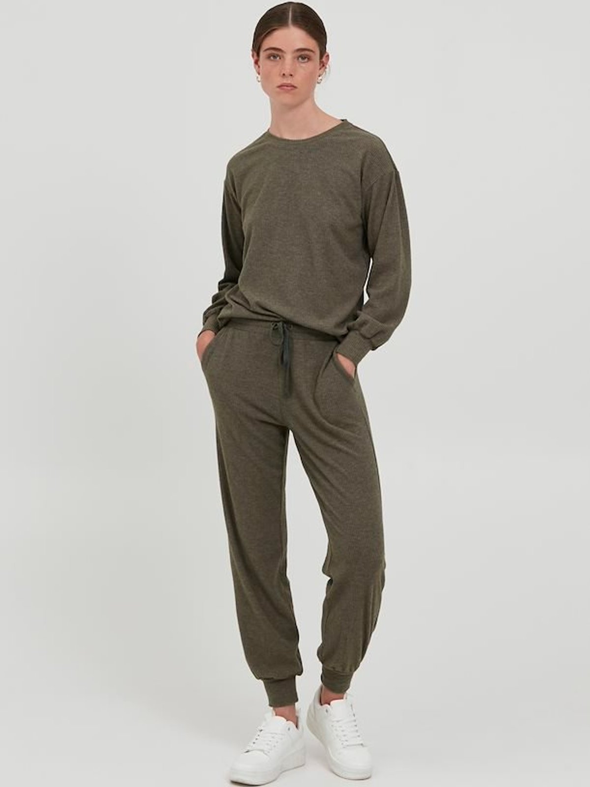 Ichi Kyla Pant Ivy green