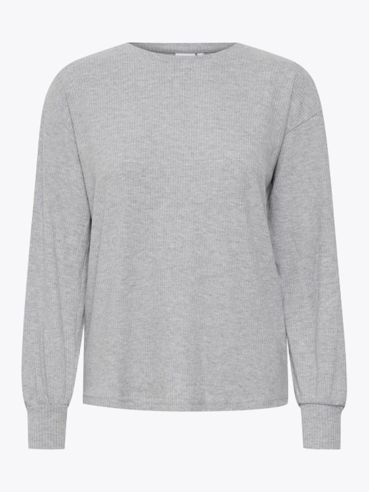 Ichi Kyla Long Sleeve Grey Melange