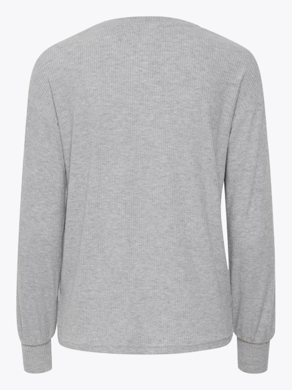 Ichi Kyla Long Sleeve Grey Melange
