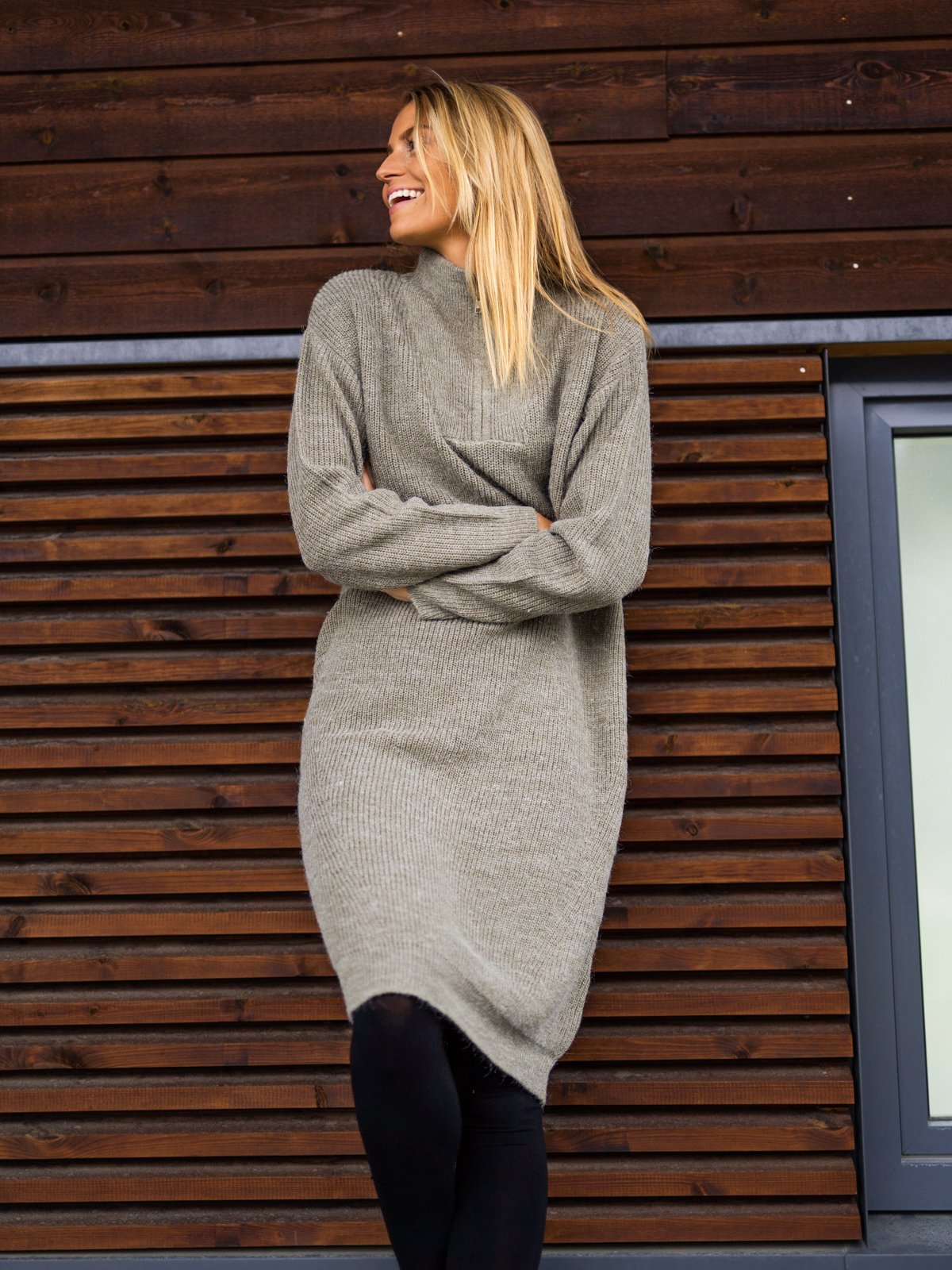 Ichi Novo Dress 5 Vetiver