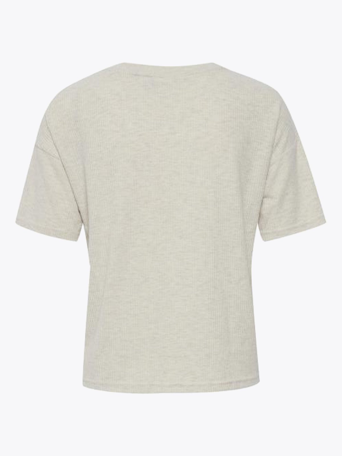 Ichi Kyla Short Sleeve Oatmeal Melange