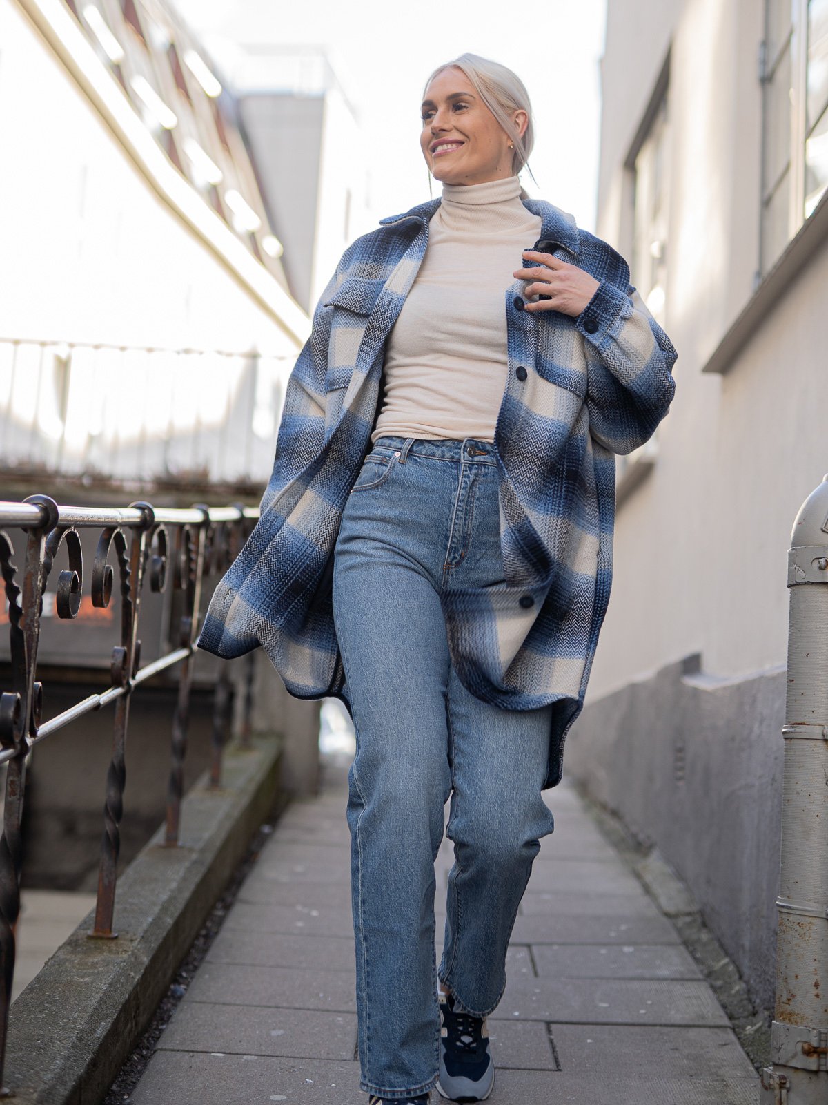 Ichi Evali Jacket Forever Blue