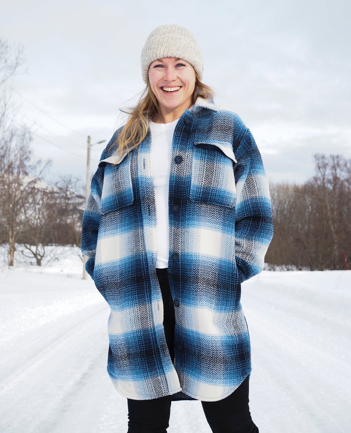 Ichi Evali Jacket Forever Blue