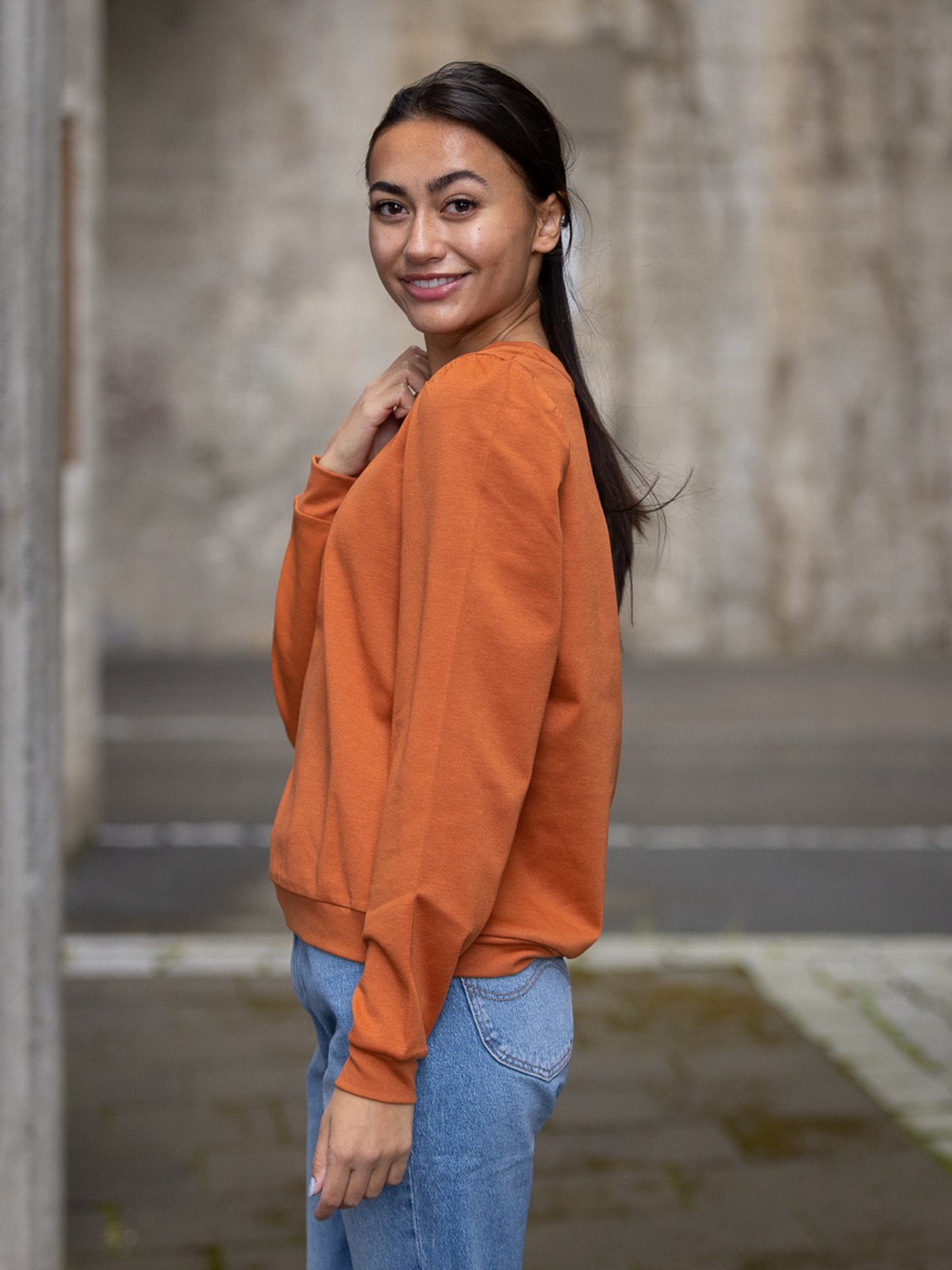 Ichi x GI Exclusive Kate Sweater Brunoransje