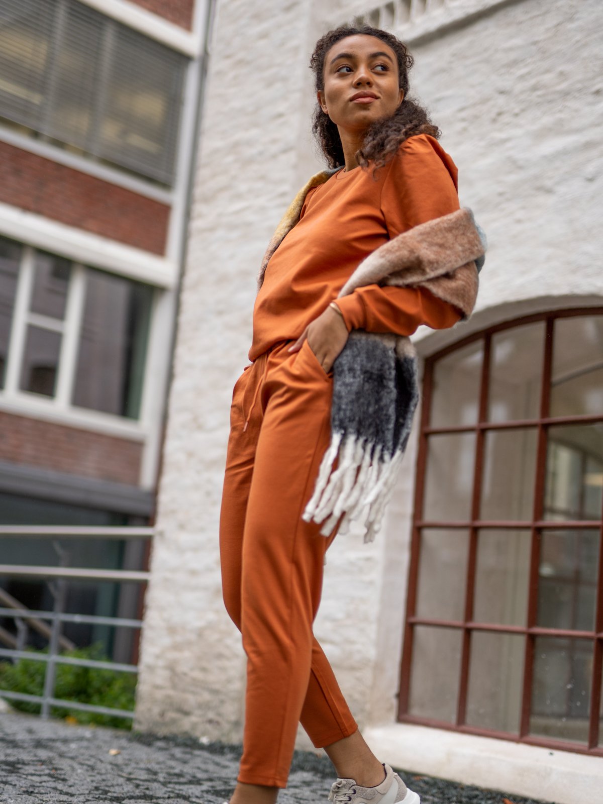 Ichi x GI Exclusive Kate Sweater Brunoransje