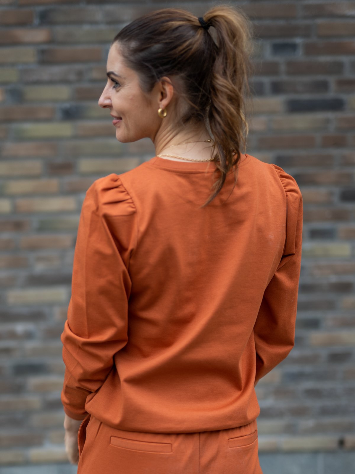 Ichi x GI Exclusive Kate Sweater Brunoransje