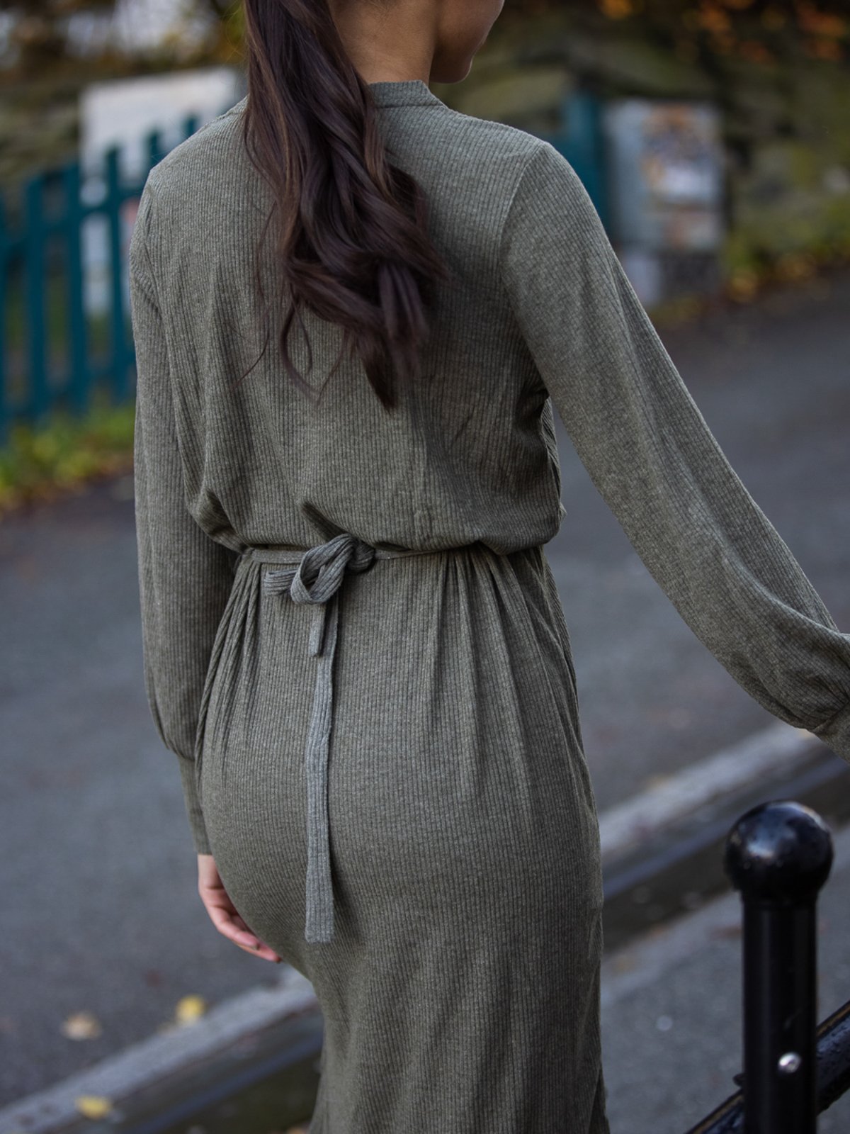 Ichi Kyla Dress 2 Ivy green