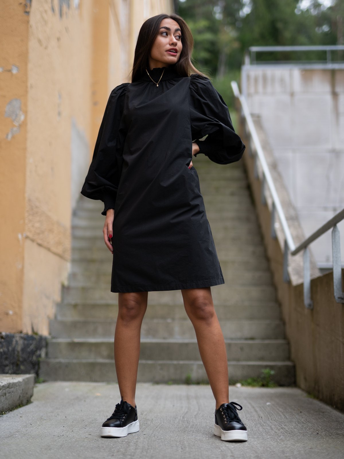 Ichi Inkala Mid Pocket Dress Svart