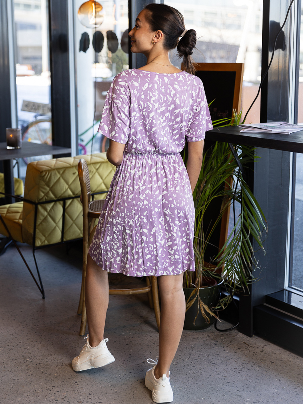 Ichi Lisa Dress 16 Lavender Mist