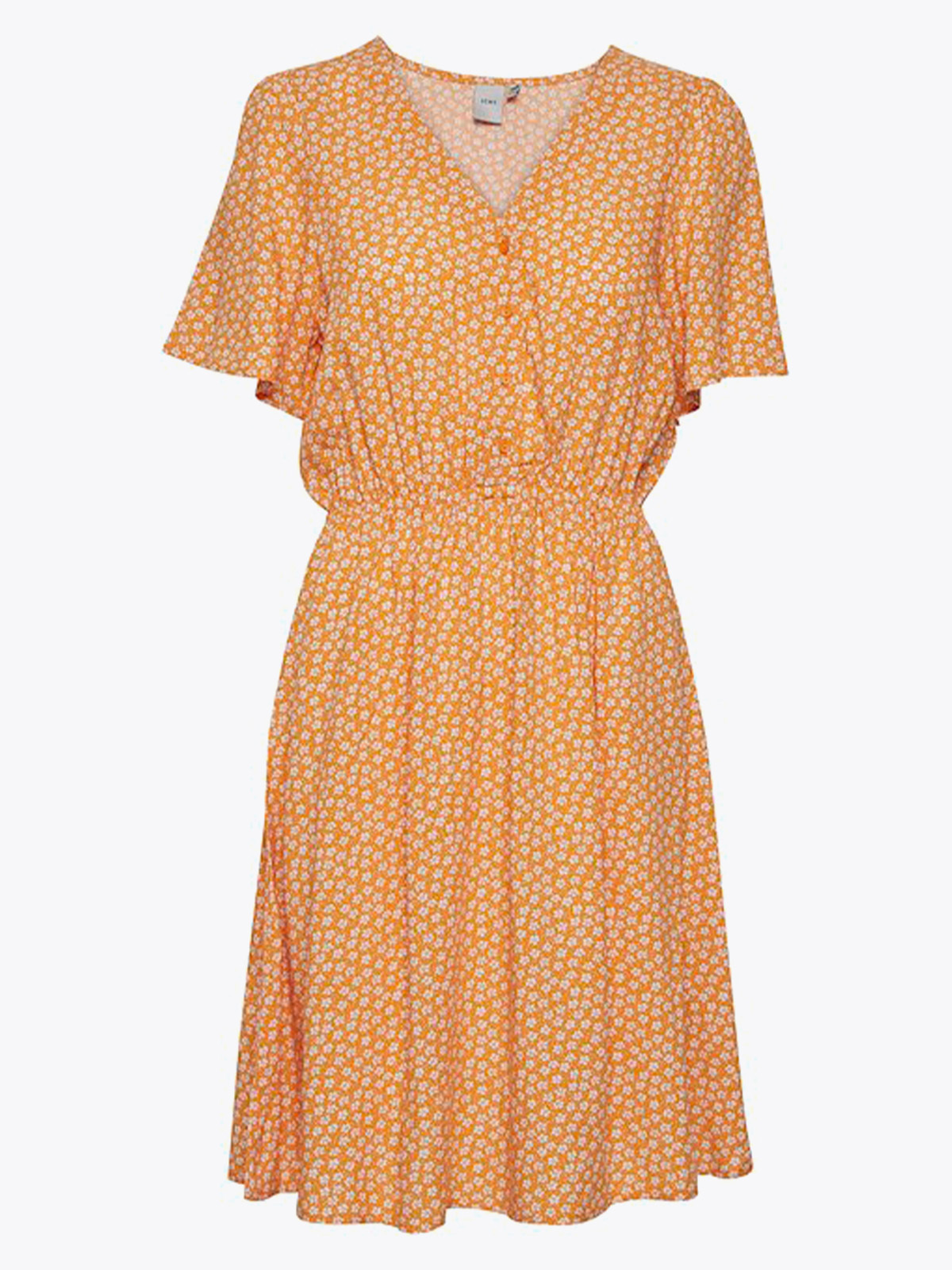 Ichi Vera Dress Radiant Yellow