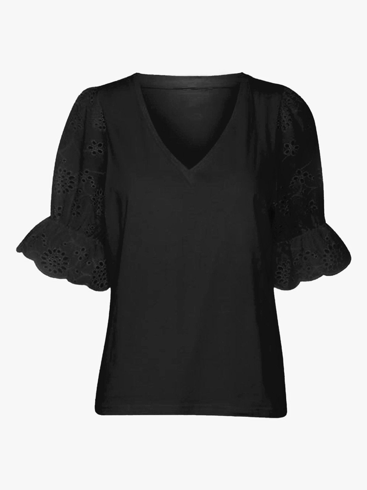 Ichi Jasmira Mid Sleeve 2 Black