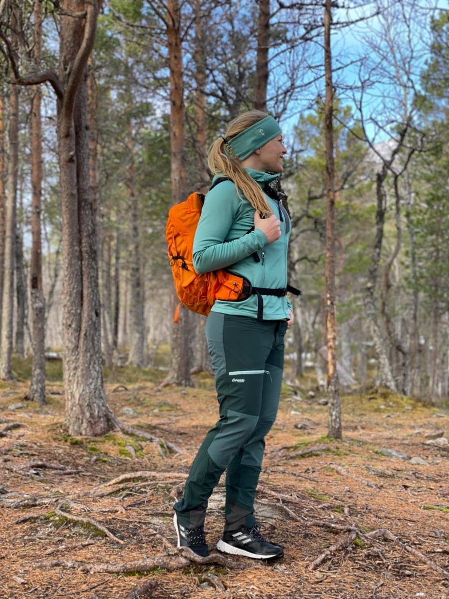 Bergans Cecilie Mountain Softshell Pant Dark Forest Frost / Forest Frost