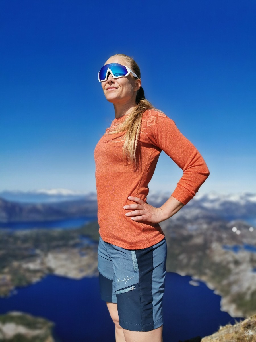 Twentyfour Finse Freja Ull ls Orange