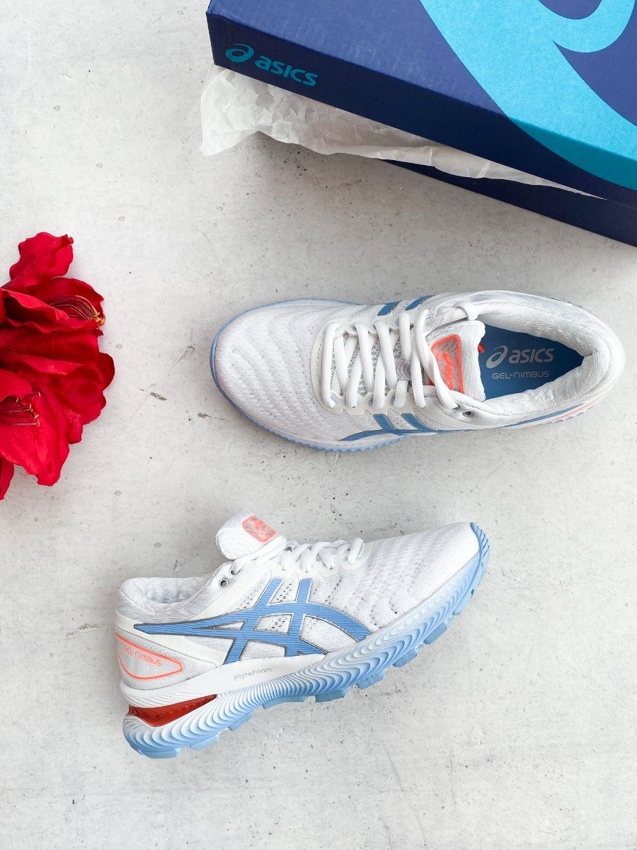 ASICS Gel-Nimbus 22 White/ Blue Bliss
