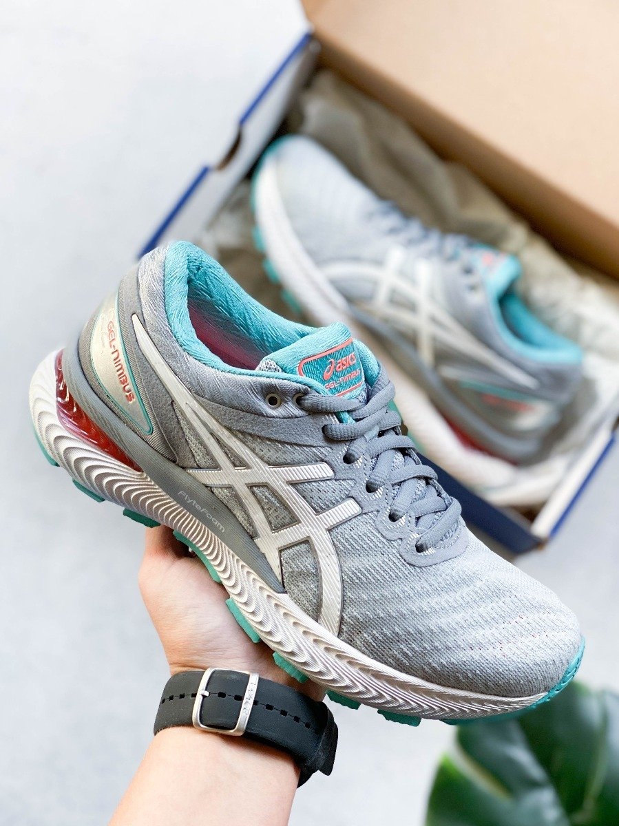 ASICS Gel-Nimbus 22 Sheet Rock/ White