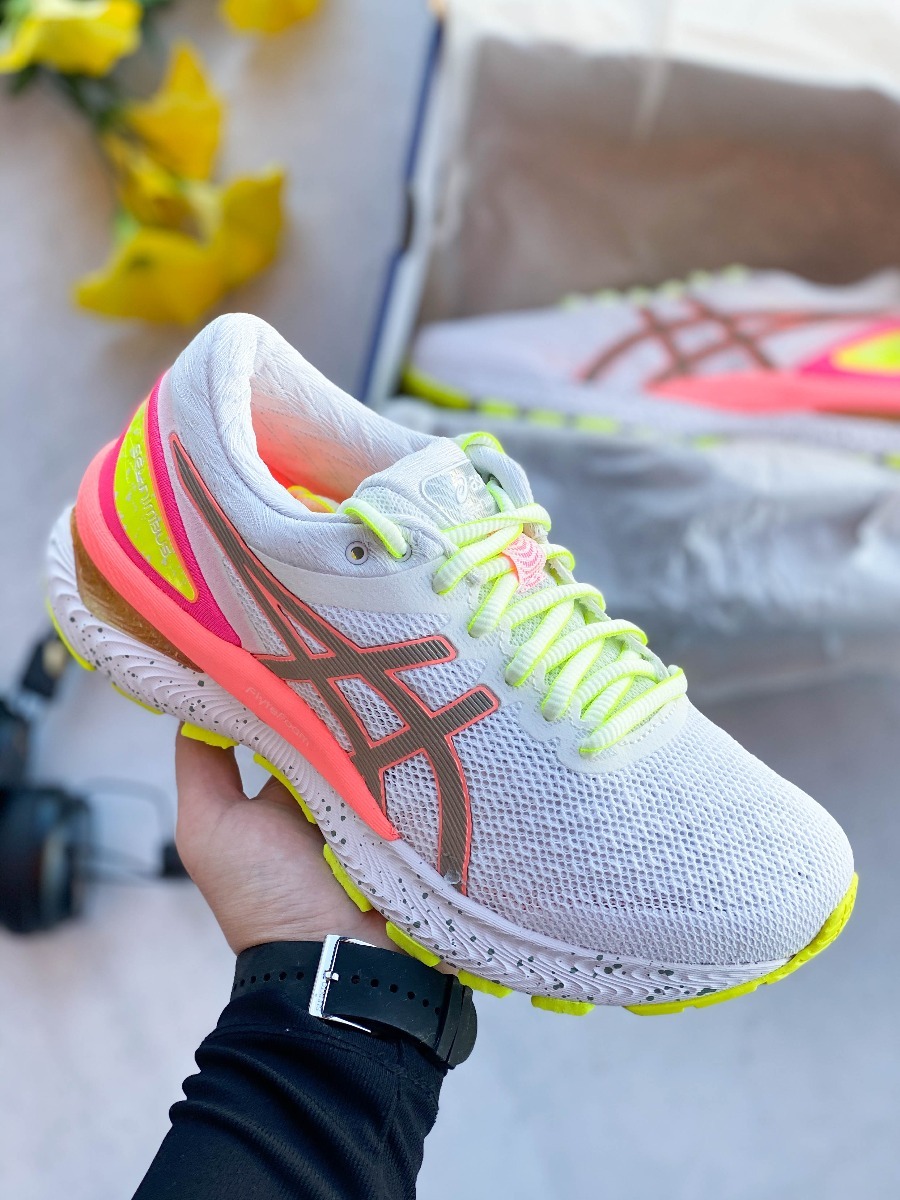 ASICS Gel-Nimbus 22 Lite-Show White/ Sun Coral