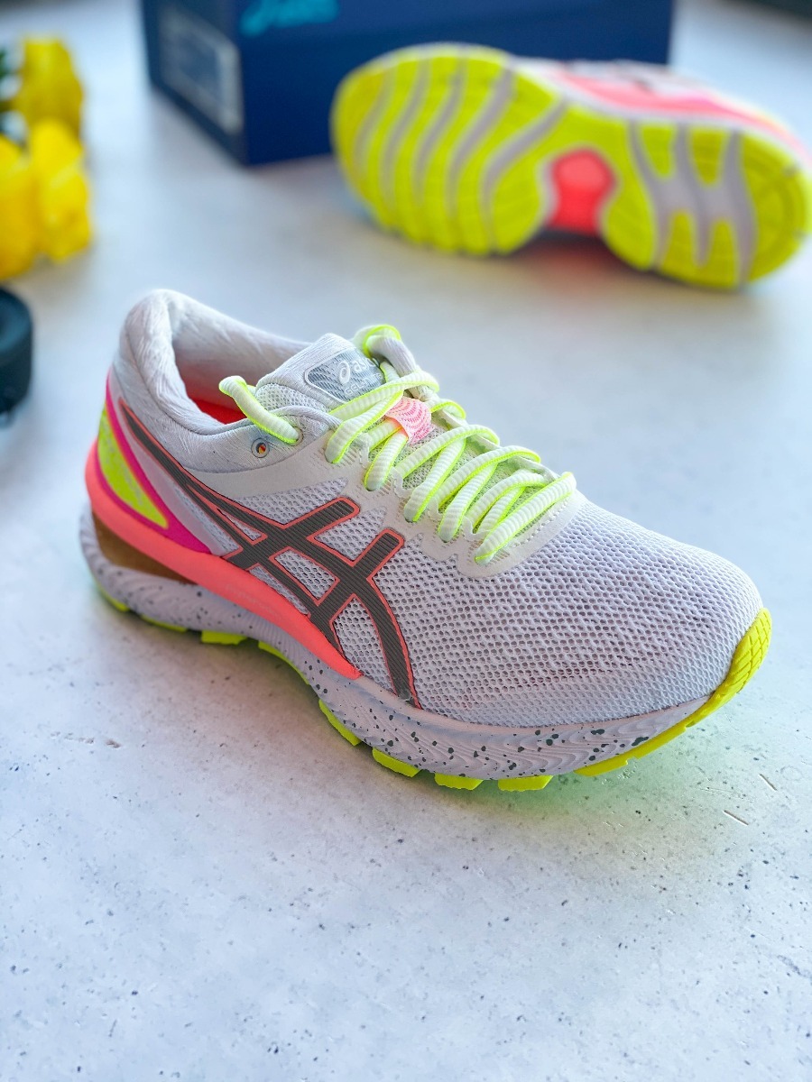 ASICS Gel-Nimbus 22 Lite-Show White/ Sun Coral