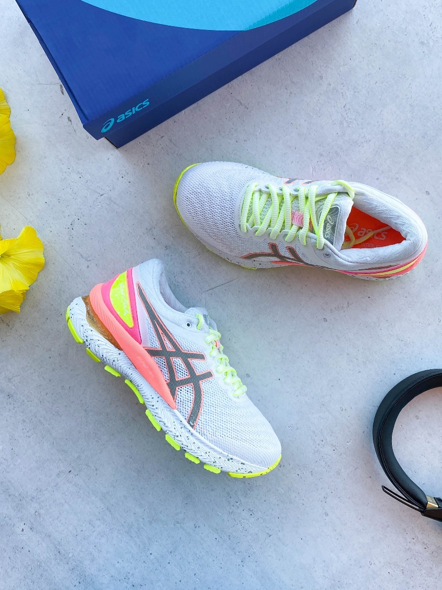 ASICS Gel-Nimbus 22 Lite-Show White/ Sun Coral