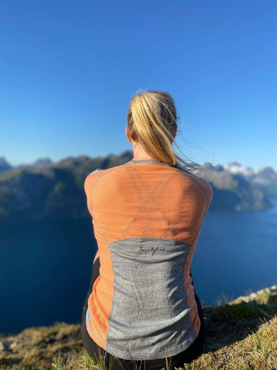 Twentyfour Flåm Lightwool LS Lys gråmelert