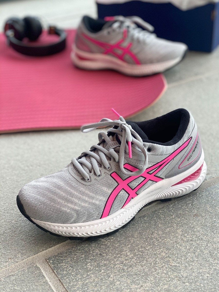 ASICS Gel-Nimbus 22 Piedmont Grey/ Hot Pink