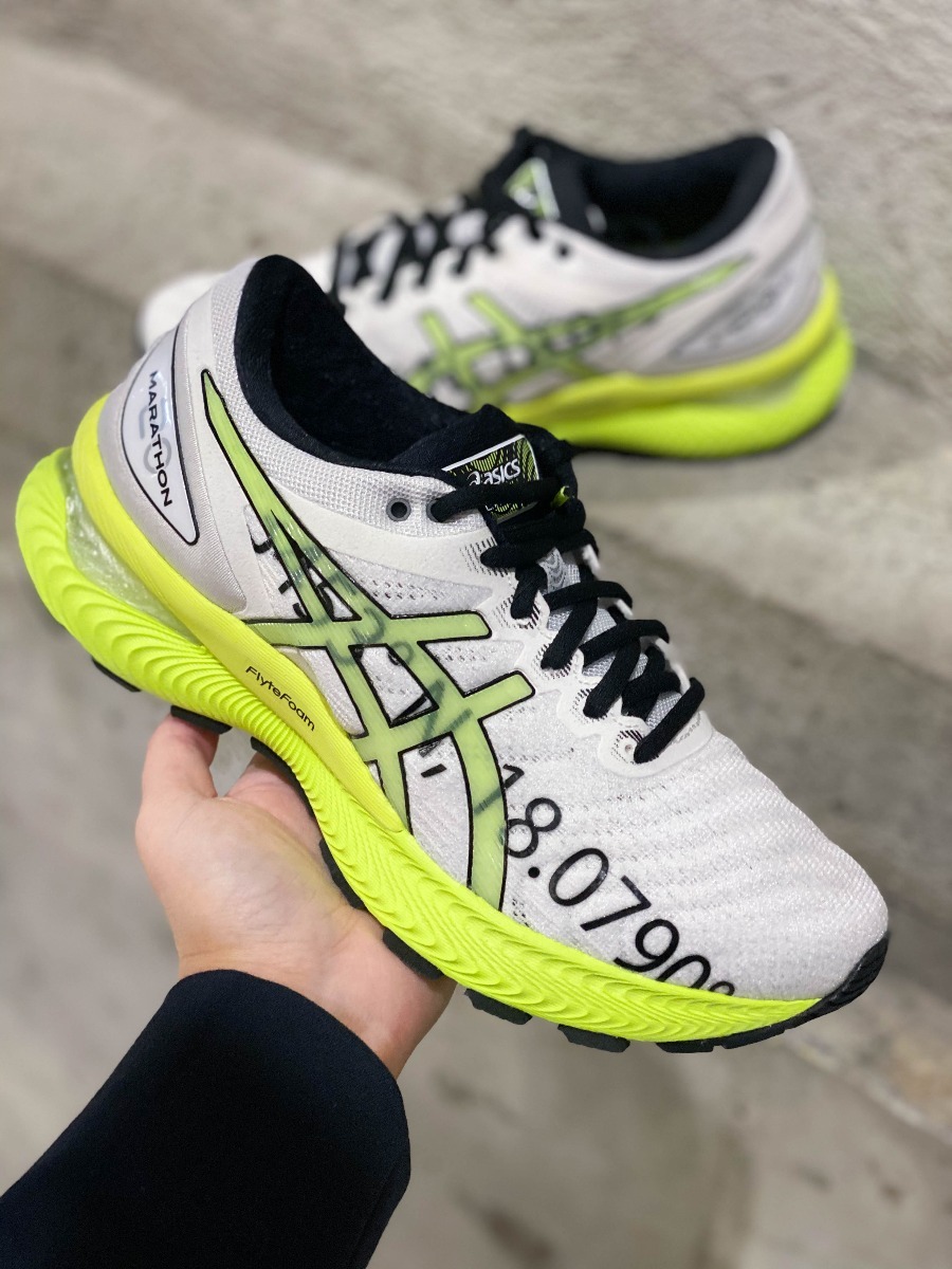 ASICS Gel-Nimbus 22 White/ Safety Yellow