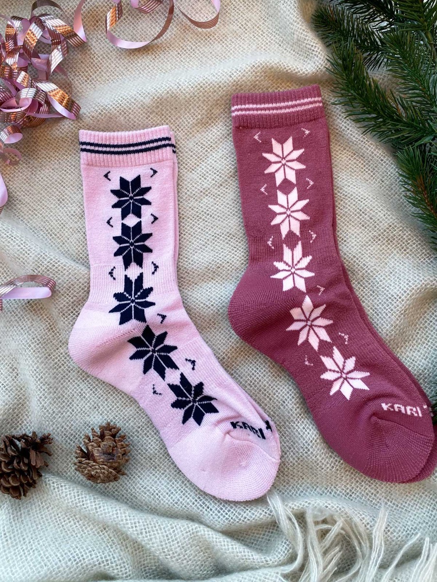 Kari Traa Vinst Wool Sock 2pk Lilac