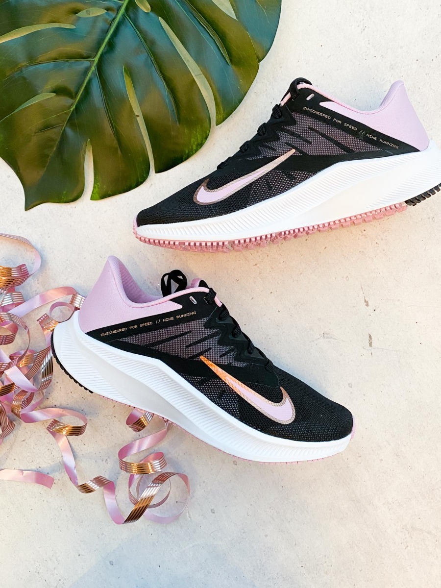 Nike Quest 3 Black/ Metallic Copper-Light arctic pink