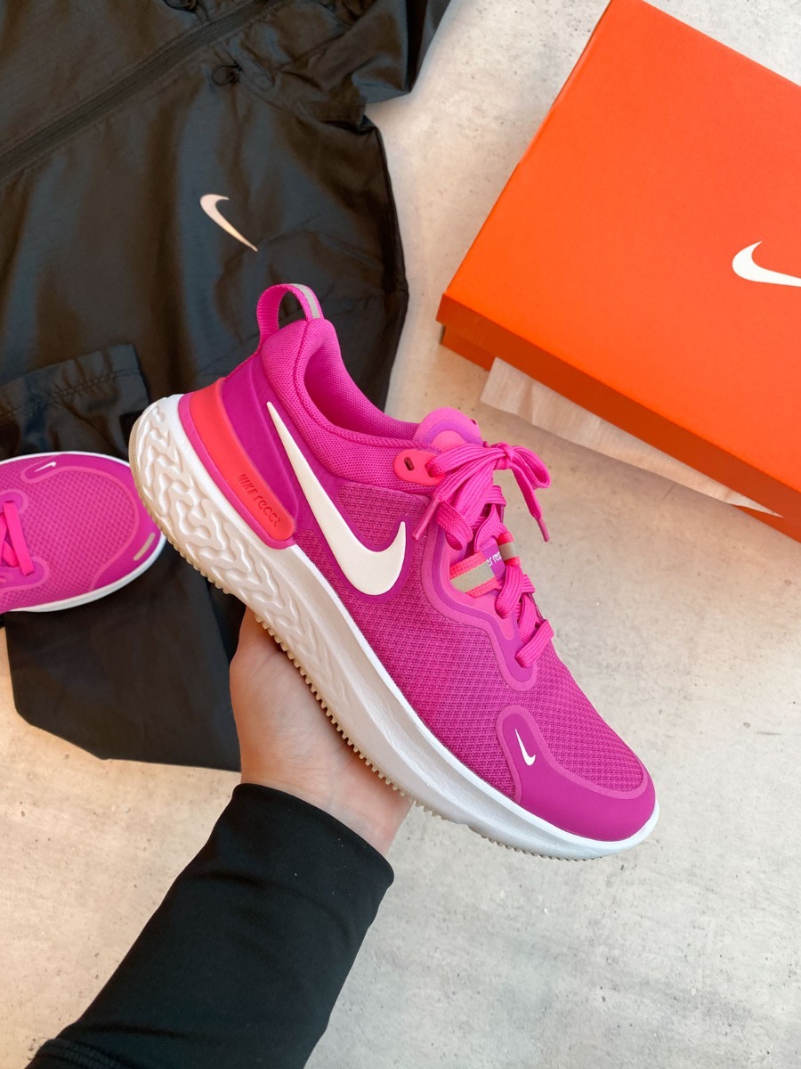 Nike React Miler Fire Pink/ White-Team Orange-Vast Grey