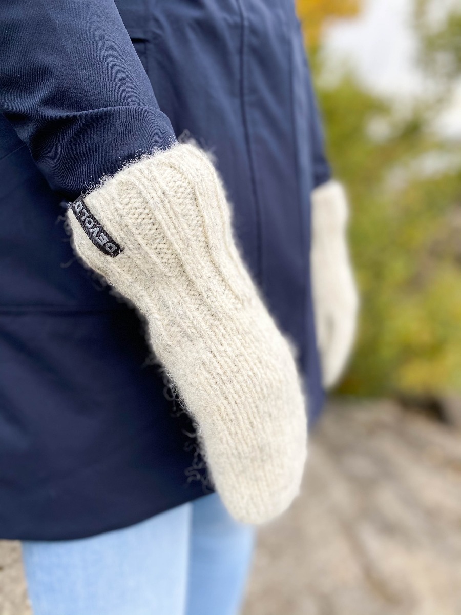 Devold Nansen Mitten Grey Melange
