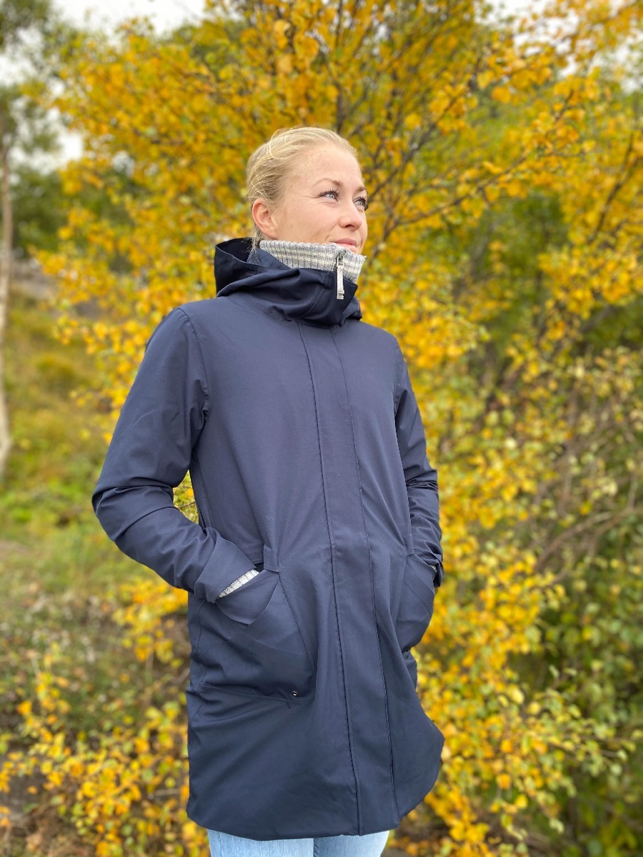 Twentyfour Mellow 2-Lags Trench Blekkblå