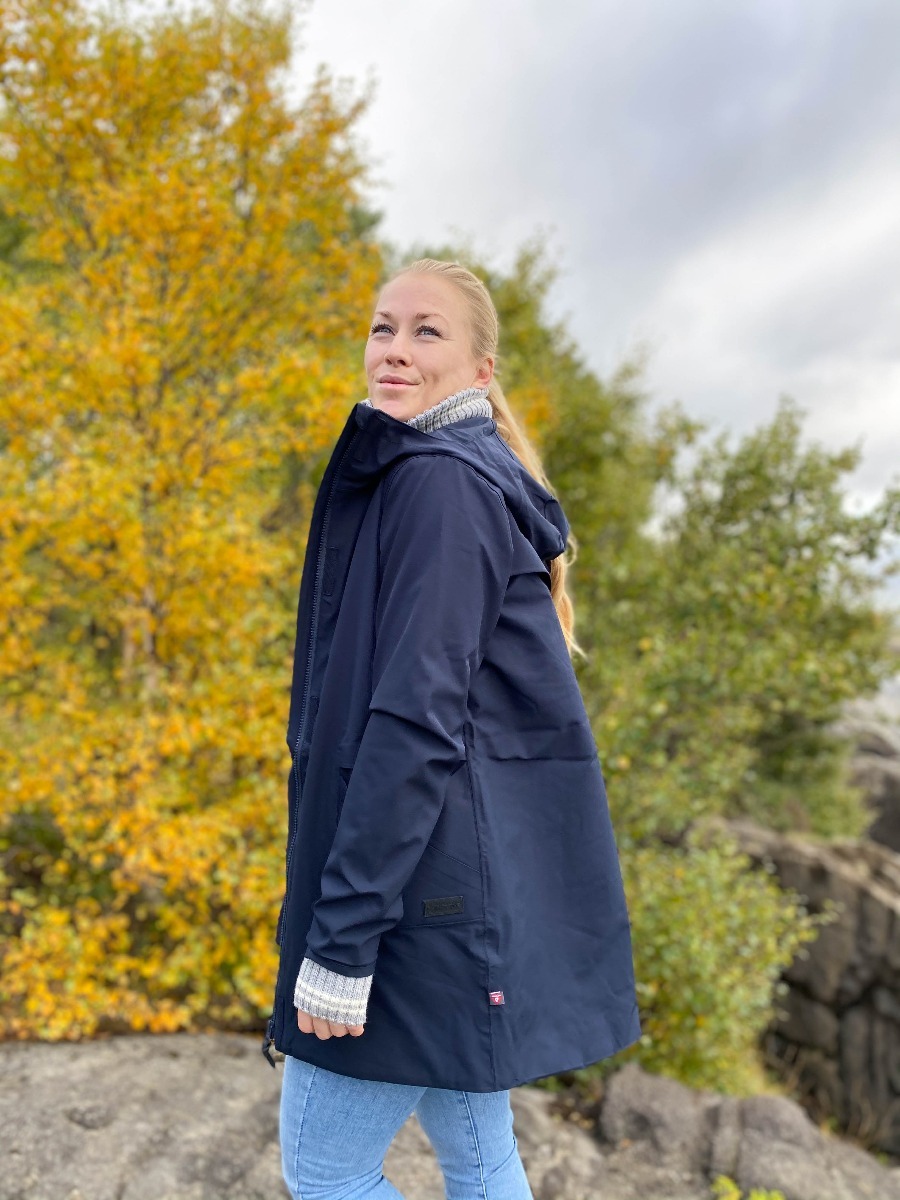 Twentyfour Mellow 2-Lags Trench Blekkblå