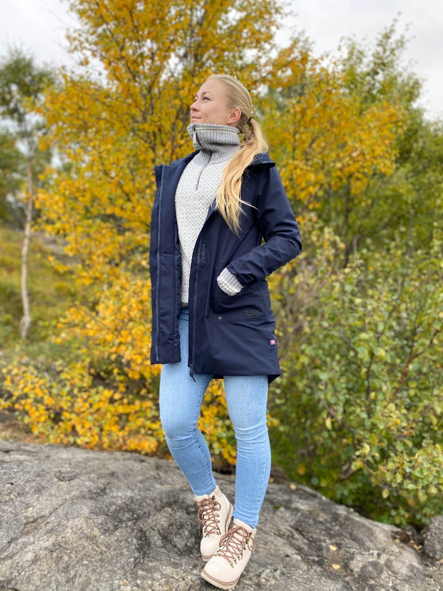 Twentyfour Mellow 2-Lags Trench Blekkblå