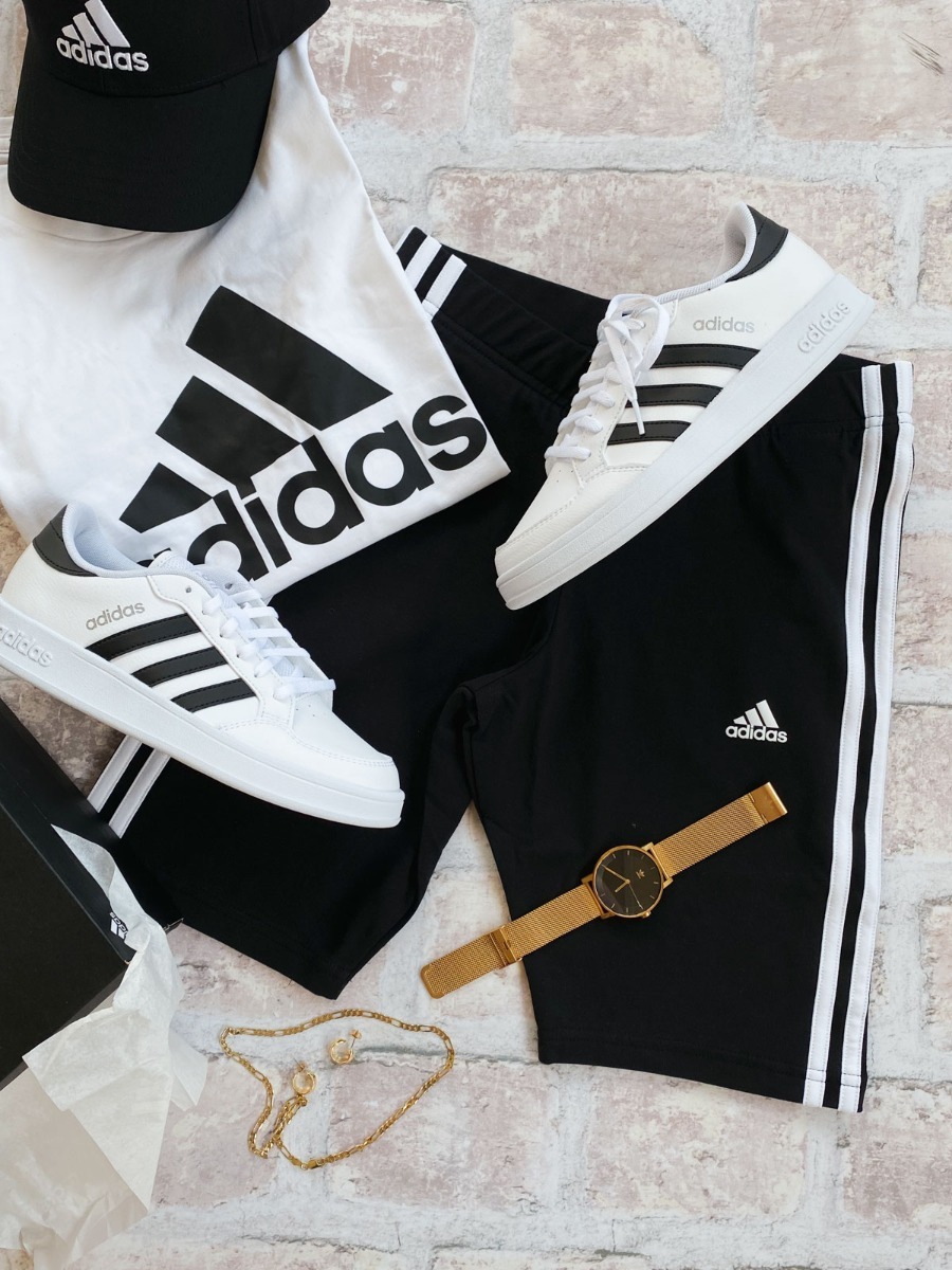 adidas 3 stripes Bike Short Black