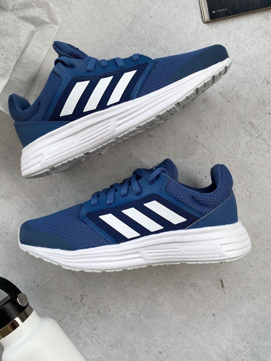 adidas Galaxy Crew Blue / Cloud White / Halo Blue