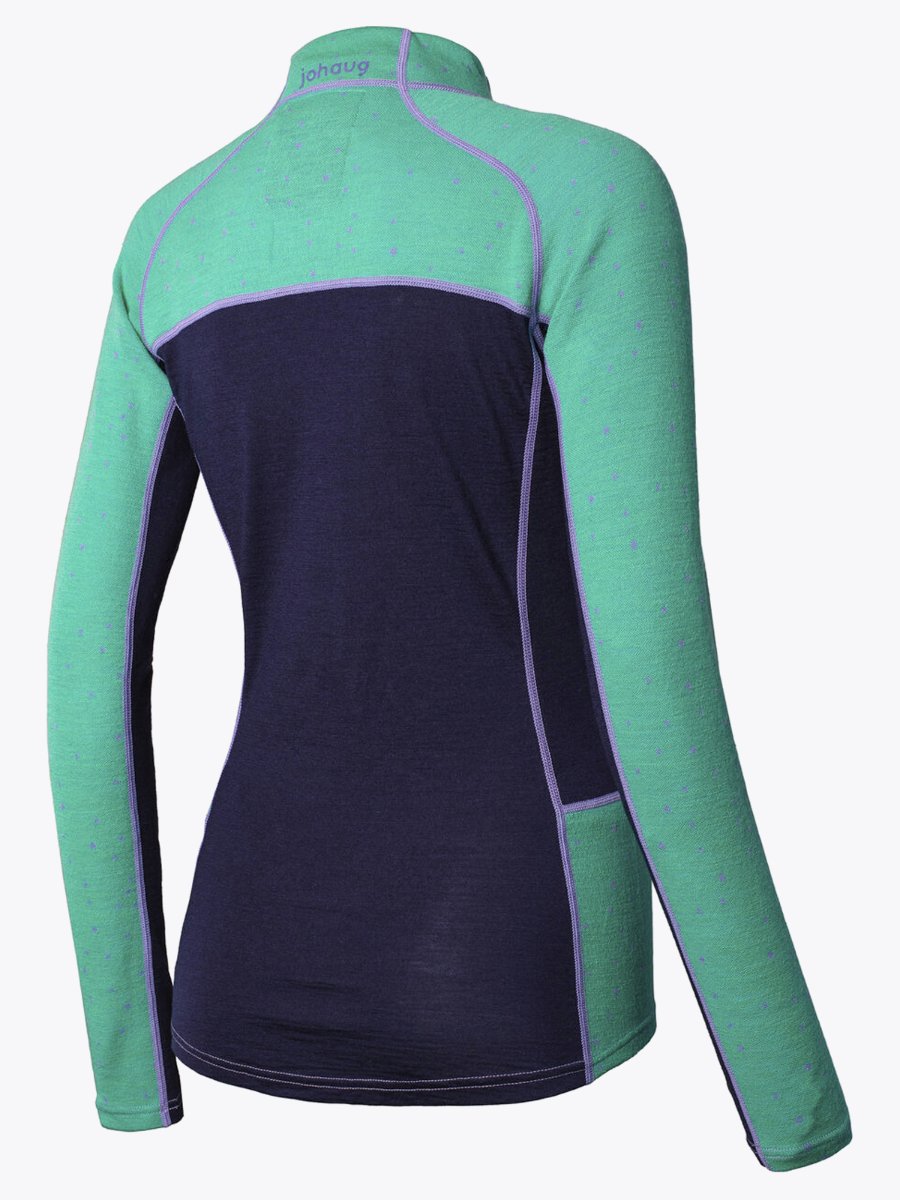 Johaug Maven Wool Half Zip Bgreen