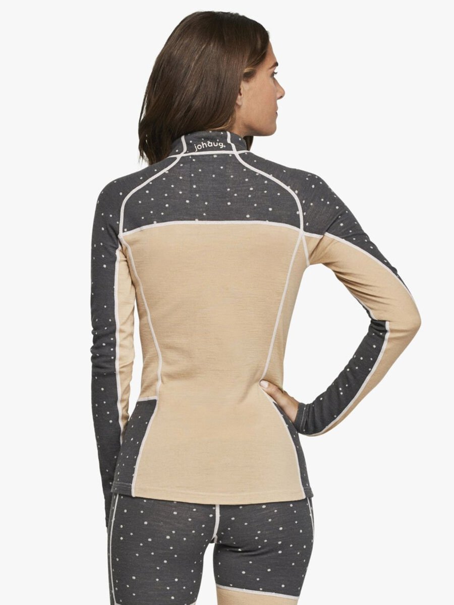 Johaug Maven Wool Half Zip Shadow