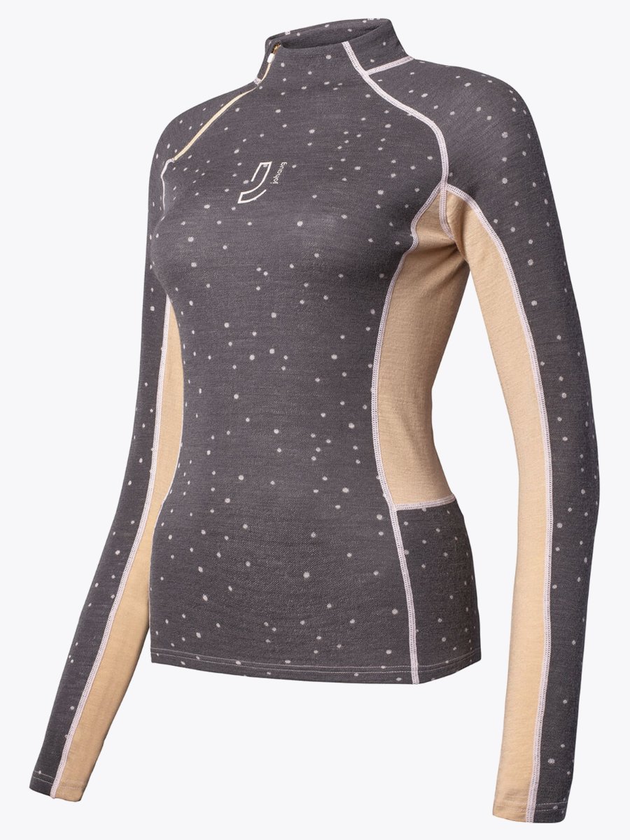 Johaug Maven Wool Half Zip Shadow