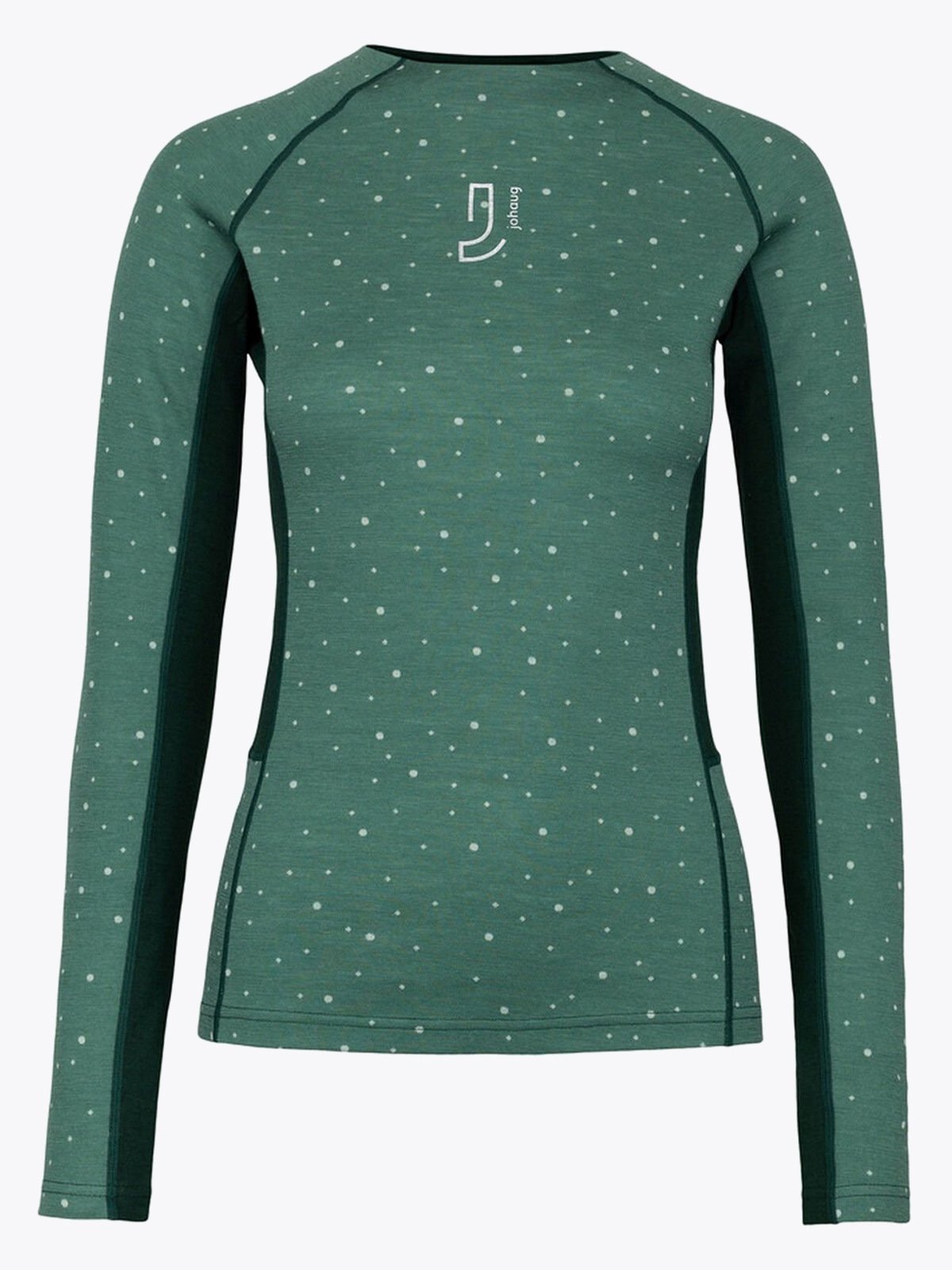 Johaug Maven Wool Long Sleeve Smoke Pine Green
