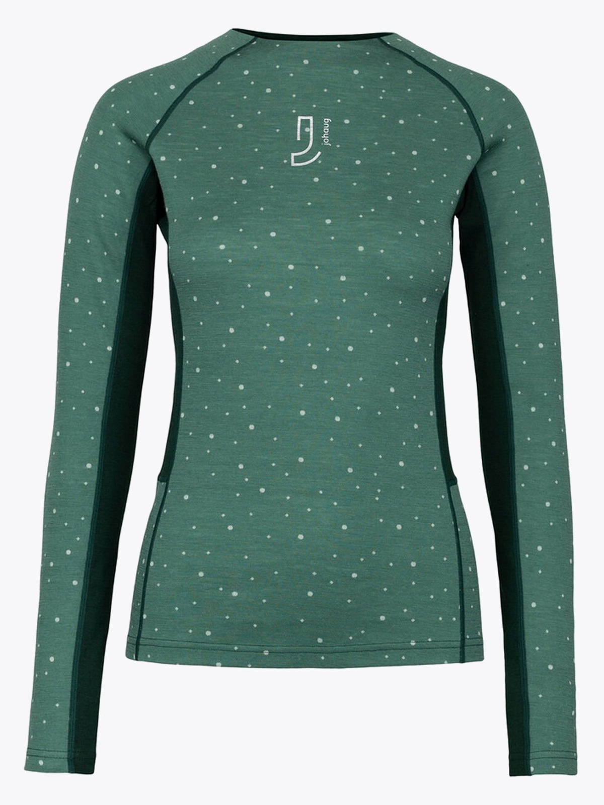 Johaug Maven Wool Long Sleeve Smoke Pine Green
