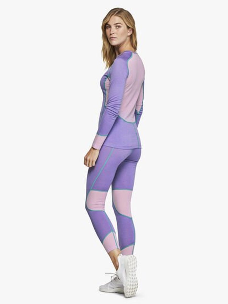 Johaug Lithe Tech-Wool Long Sleeve Purple