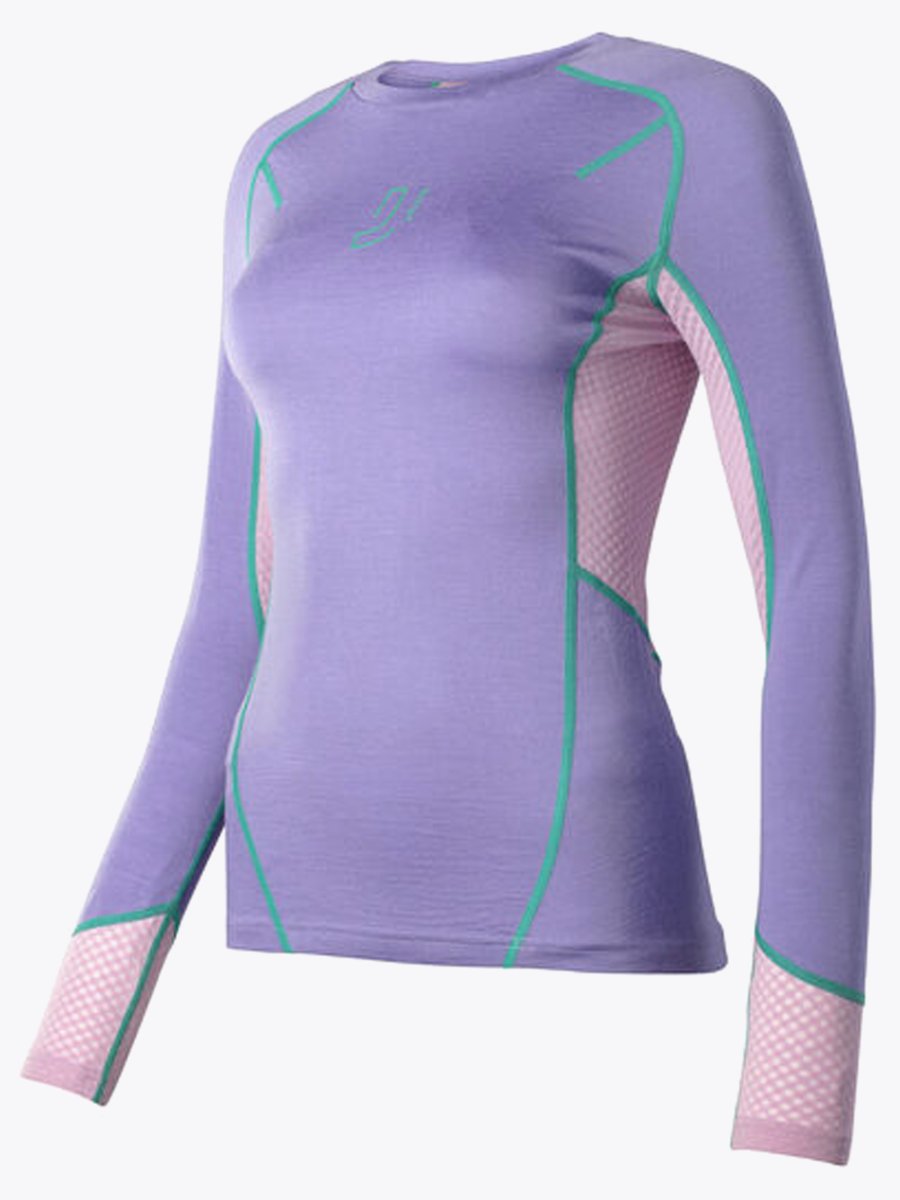 Johaug Lithe Tech-Wool Long Sleeve Purple