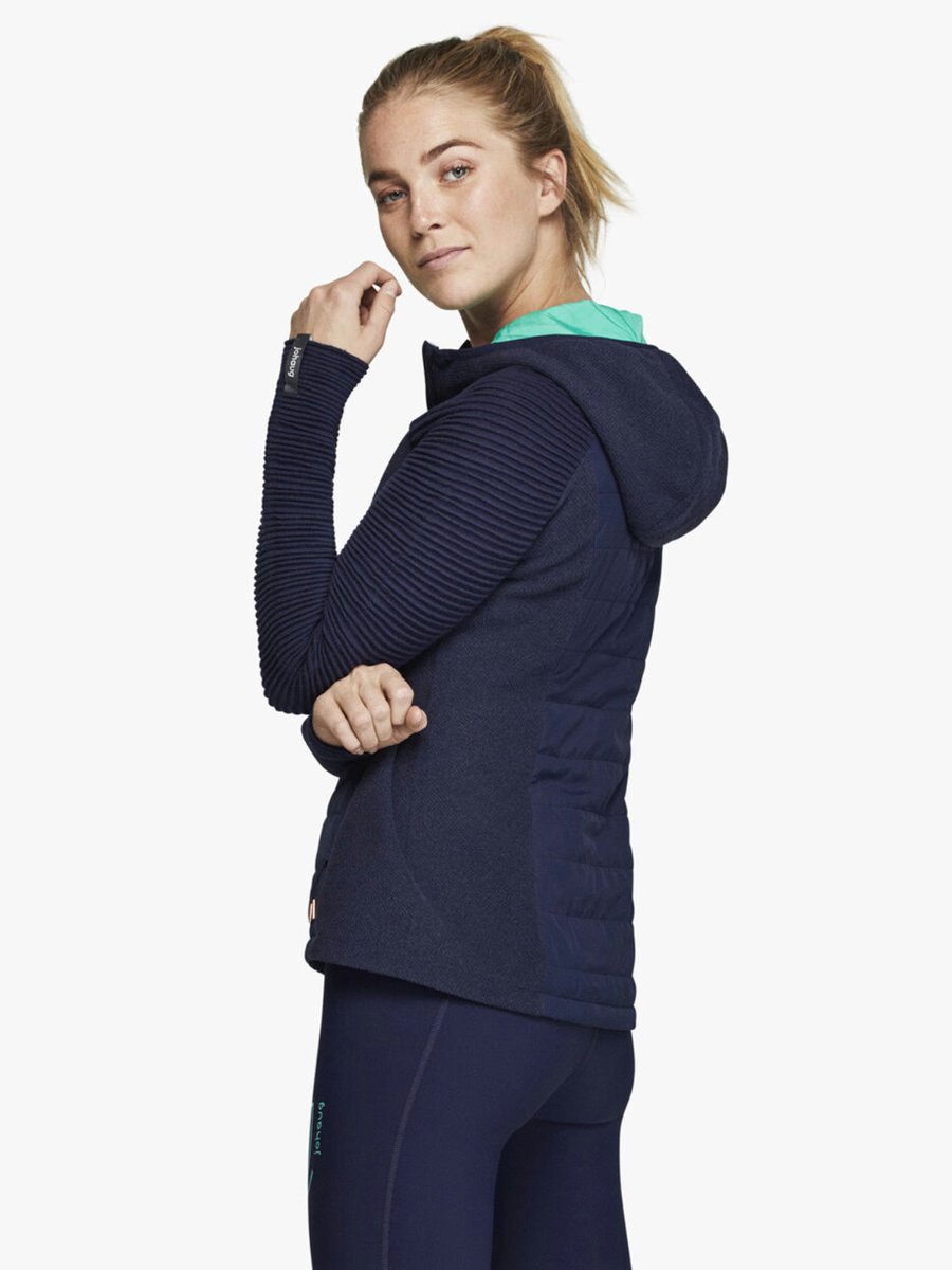Johaug Ace Hybrid Jacket Evening blue