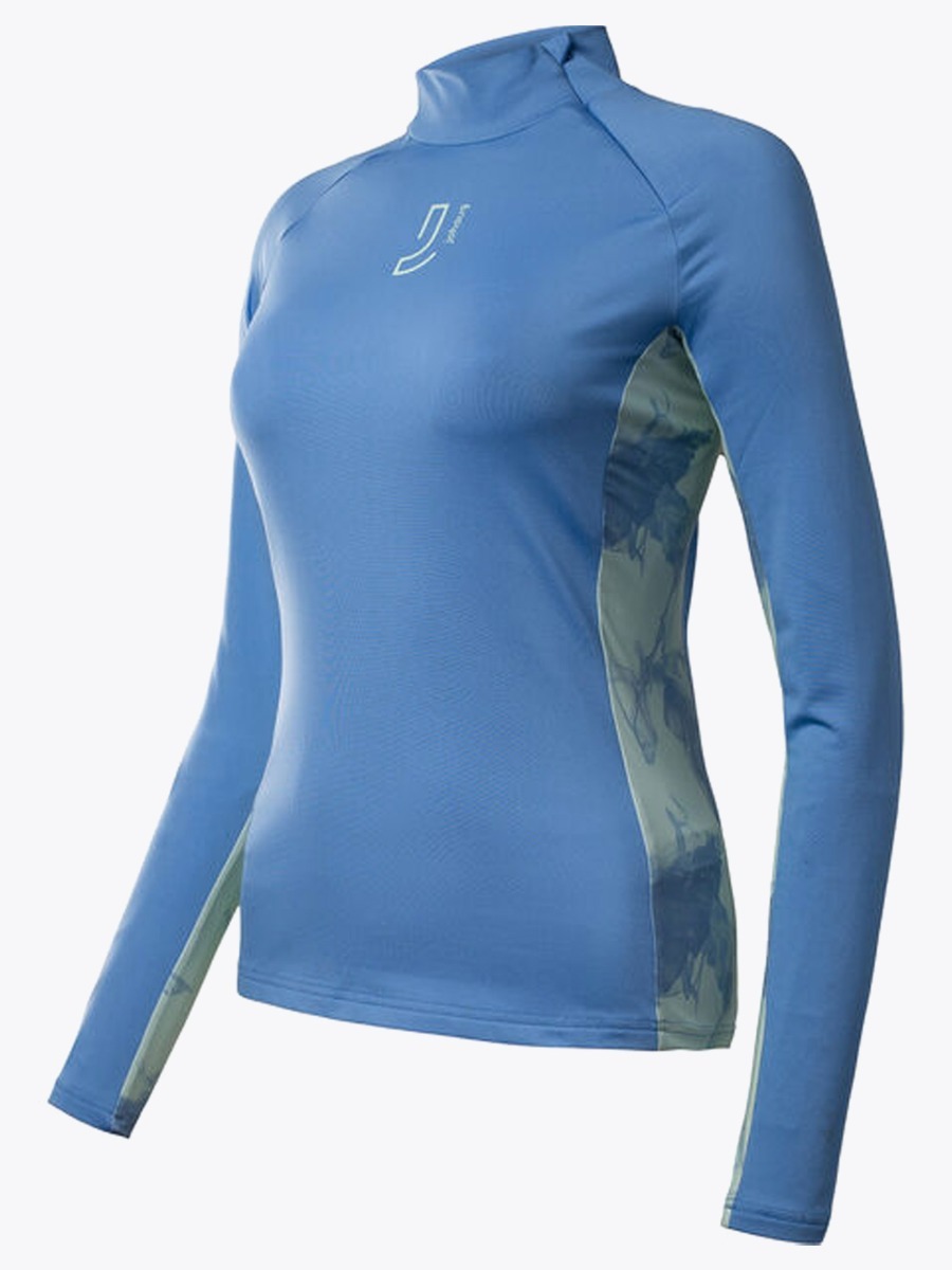 Johaug Jade Half Zip Lakeblue