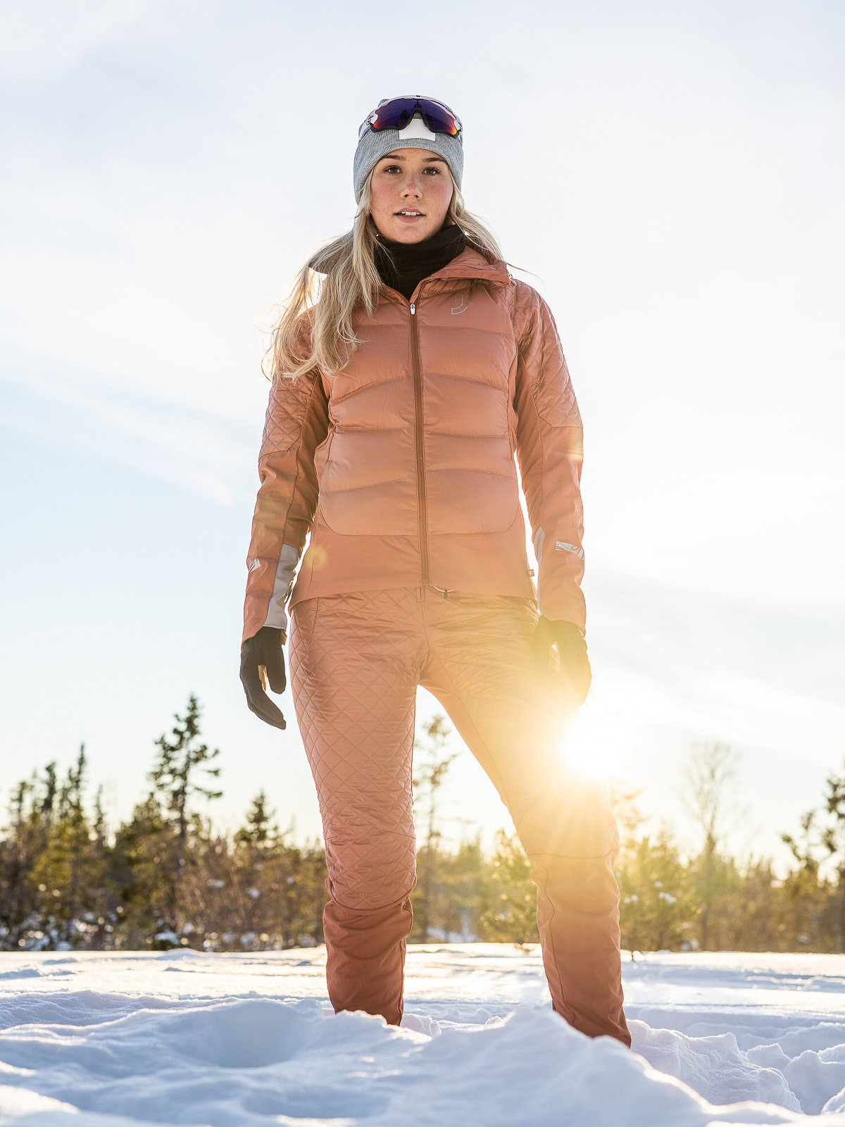 Johaug Advance Primaloft Down Jacket Copper Brown